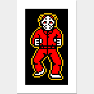 Retro Jason - Red Posters and Art